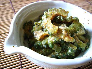 ゴーヤのごま味噌和え?