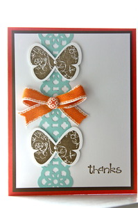 Butterfly Prints Thank You card