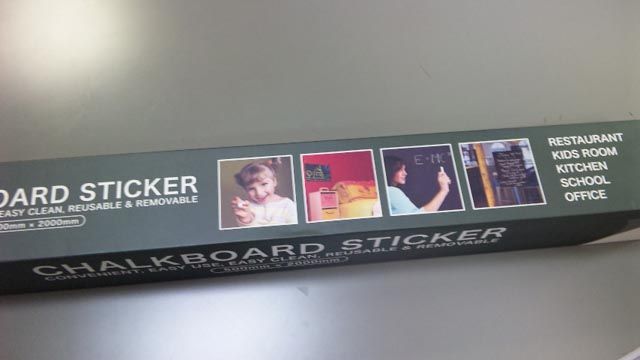 チョークボードステッカー1