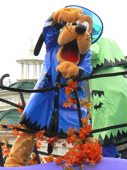 ハロウィン雨パレ