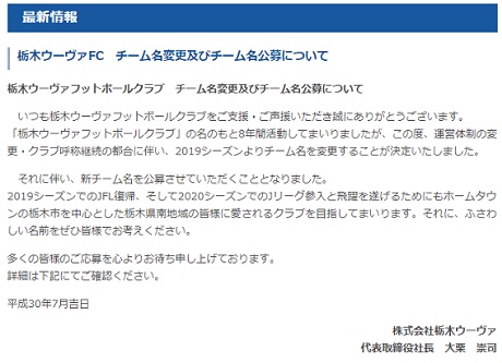 UVA改名募集