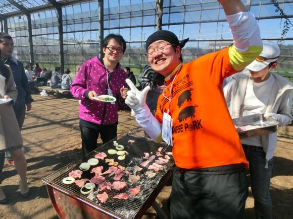 こめこめ豚でバーベキュー