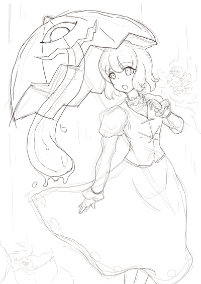 東方絵でも 黒幕エネルギー結晶体