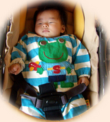 眠たそうな優太君