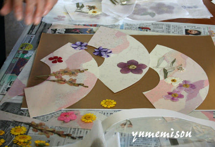 12月の押し花教室