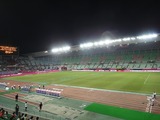 34試合後のピッチ