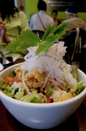 cafe proverbs 唐揚げ丼
