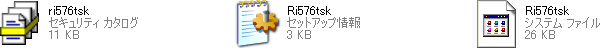 「SD」フォルダの中身、Ri576tsk.infがある