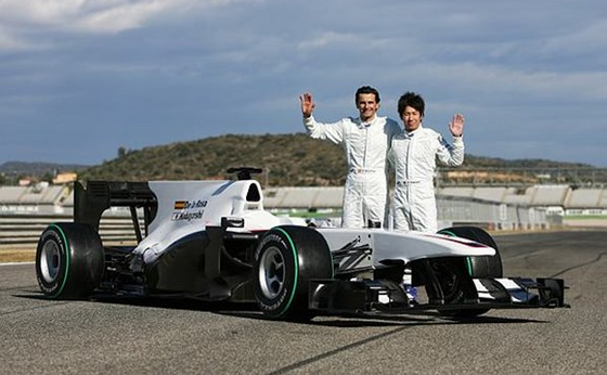 BMWザウバー C29、ペドロ・デ・ラ・ロサ、小林可夢偉
