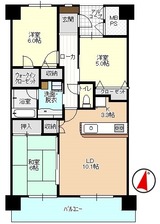 ダイアパレスアベニュー南笹口 3F