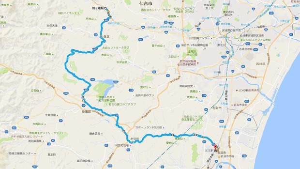 熊ヶ根駅 から 岩沼駅 - Google マップ