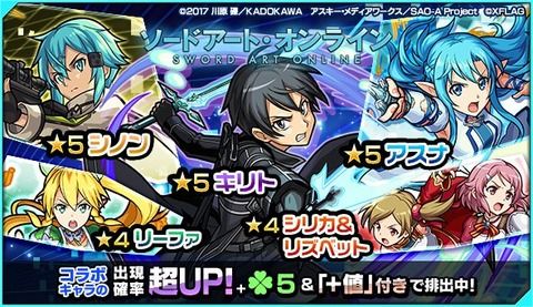 【モンスト】※衝撃※コラボキャラの排出率wwガチャ「ソードアート・オンライン」開幕直後のみんなのガチャ結果まとめてみた結果wwww
