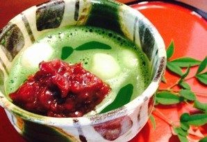 抹茶ぜんざい
