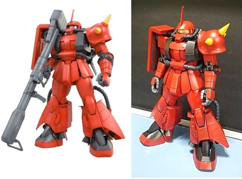 MG： ジョニーライデン MS-06R-2 ＃2 【基本塗装完了