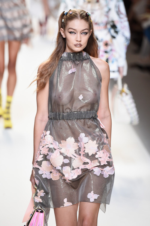 Gigi Hadid Walking The Runway