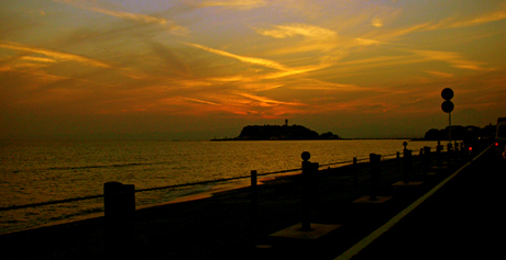 夕暮れ
