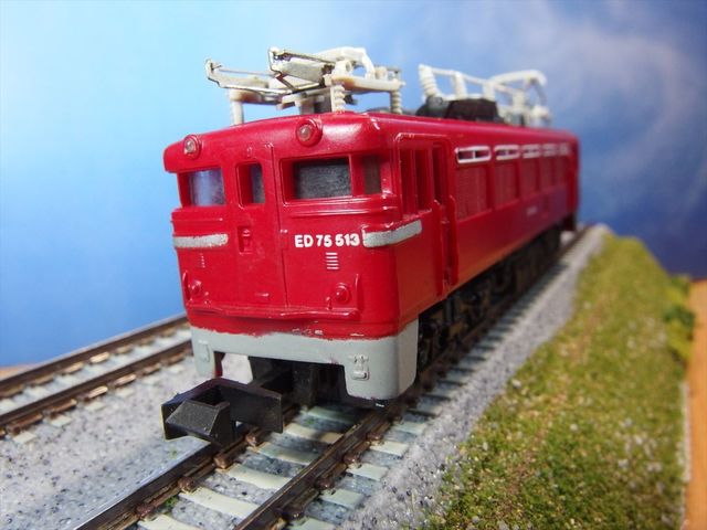 TOMIX製 約35年ほど前のED75形 交流型電気機関車 香港製