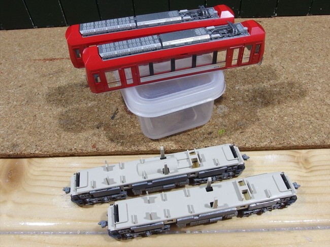 TOMIX 箱根登山鉄道3000形アレグラ号 入線準備 後編 自作室内灯取付