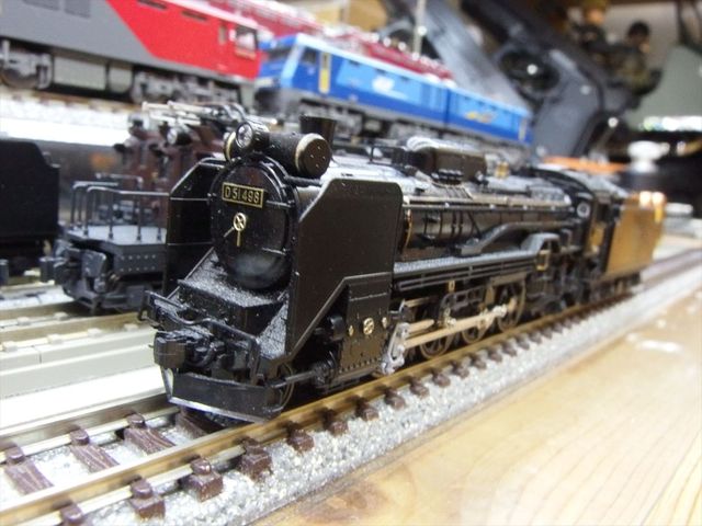 Nゲージ鉄道模型 KATO D51 489 PWM方式常点灯対応の為 コンデンサ除去