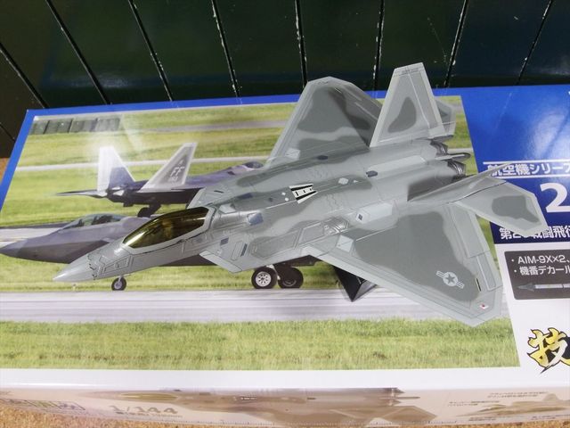 【在庫僅少】 1/144 技MIX 第27 第1戦闘航空団 アメリカ空軍 ラプター F-22 航空機・ヘリコプター
