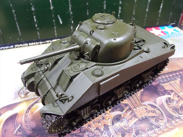 クローゼットの中のおもちゃ箱 タミヤ 1/48MM M4シャーマン(初期型) ガルパン サンダース風 その3