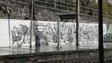 コインブラB駅壁画