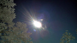 樹氷と太陽