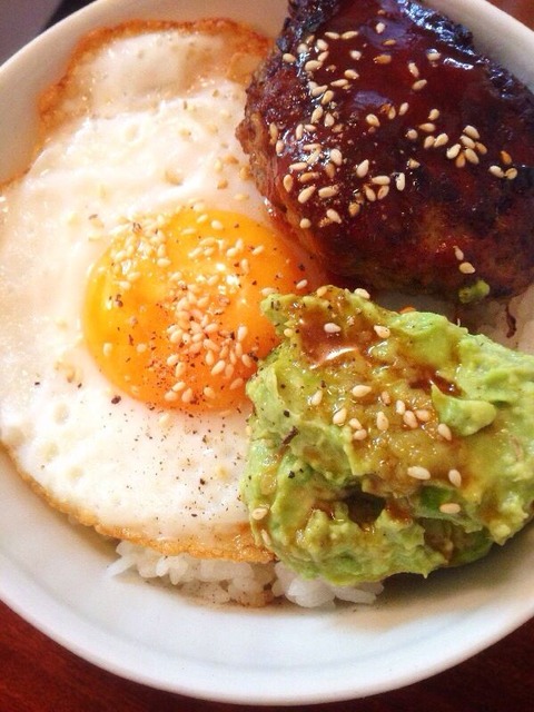 お手軽ロコモコ丼