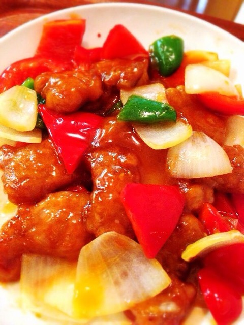 P4番長に学ぶ料理「酢豚」編（揚げない酢豚レシピ） : 今日も食べておる