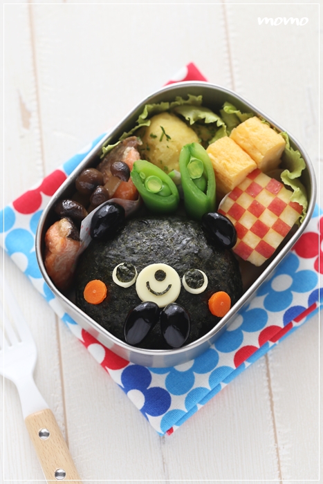 黒クマちゃんのお弁当＊キャラ弁 : momo's obentou＊キャラ弁