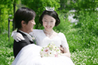 幸せいっぱいの新婦