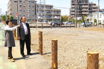 元町児相跡地視察 (3)