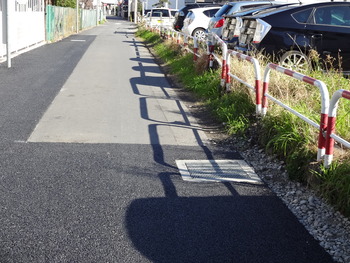 駅近道路1