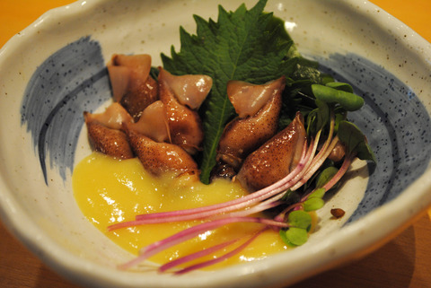Boiled_firefly_squids,_with_vinegared_miso