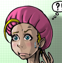 顔(左からのアングル)