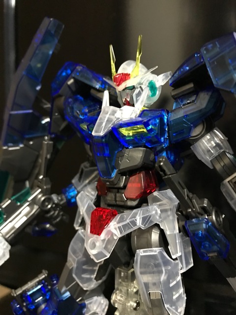 ガンプラexpo限定 MG ダブルオーガンダム セブンソード クリア
