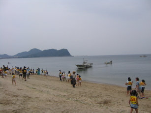 山口地引き網