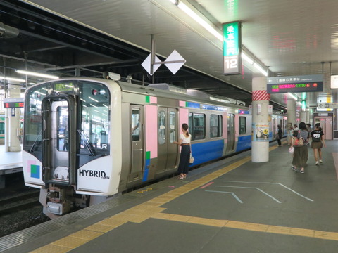 仙台駅停車中