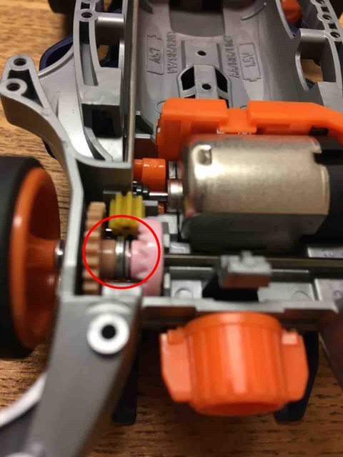 ミニ四駆抵抗抜きギア周り改造/駆動改善方法:ミニ四駆復帰組の基本