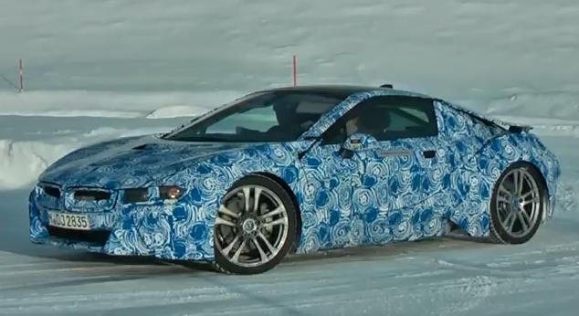 bmw i8-【スパイ動画】2014 BMW i8