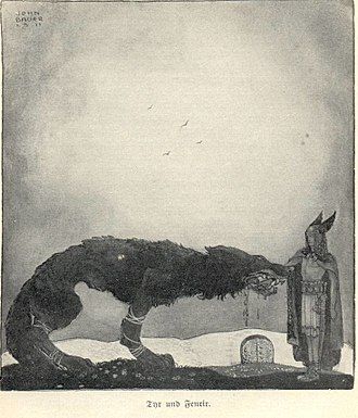 330px-Tyr_and_Fenrir-John_Bauer