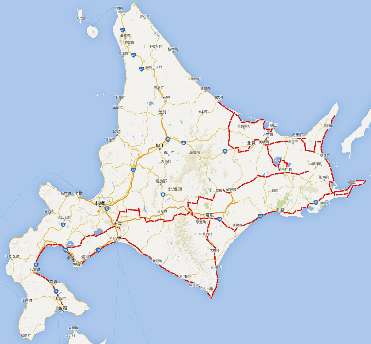 【本日の移動距離】 512km 0510 000km , 2,095km 帯広 発 0715 155km , 2,250km 夕張 着 1210 247km , 2,342km 新千歳空港 着 1445 309km , 2,404km きのこ王国 着