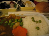 機内食カレー