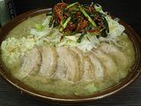 10/15ラーメン二郎横浜関内店大豚ダブルニラキムチヤサイニンニク