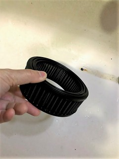 h30.12.25⑥エアフィルター清掃（水洗い）