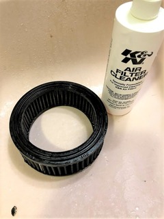 h30.12.25⑦エアフィルター清掃（クリーナー）