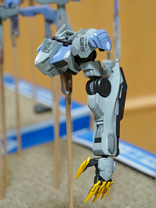 HGIBO ガンダム バルバトスルプスレクス製作6/スミ入れ、デカール貼り