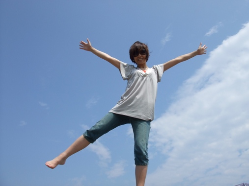 空飛ぶ私1