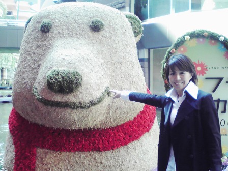 シロくんとのショット