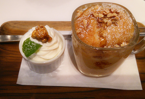 バニラ&塩キャラメルのマグケーキ